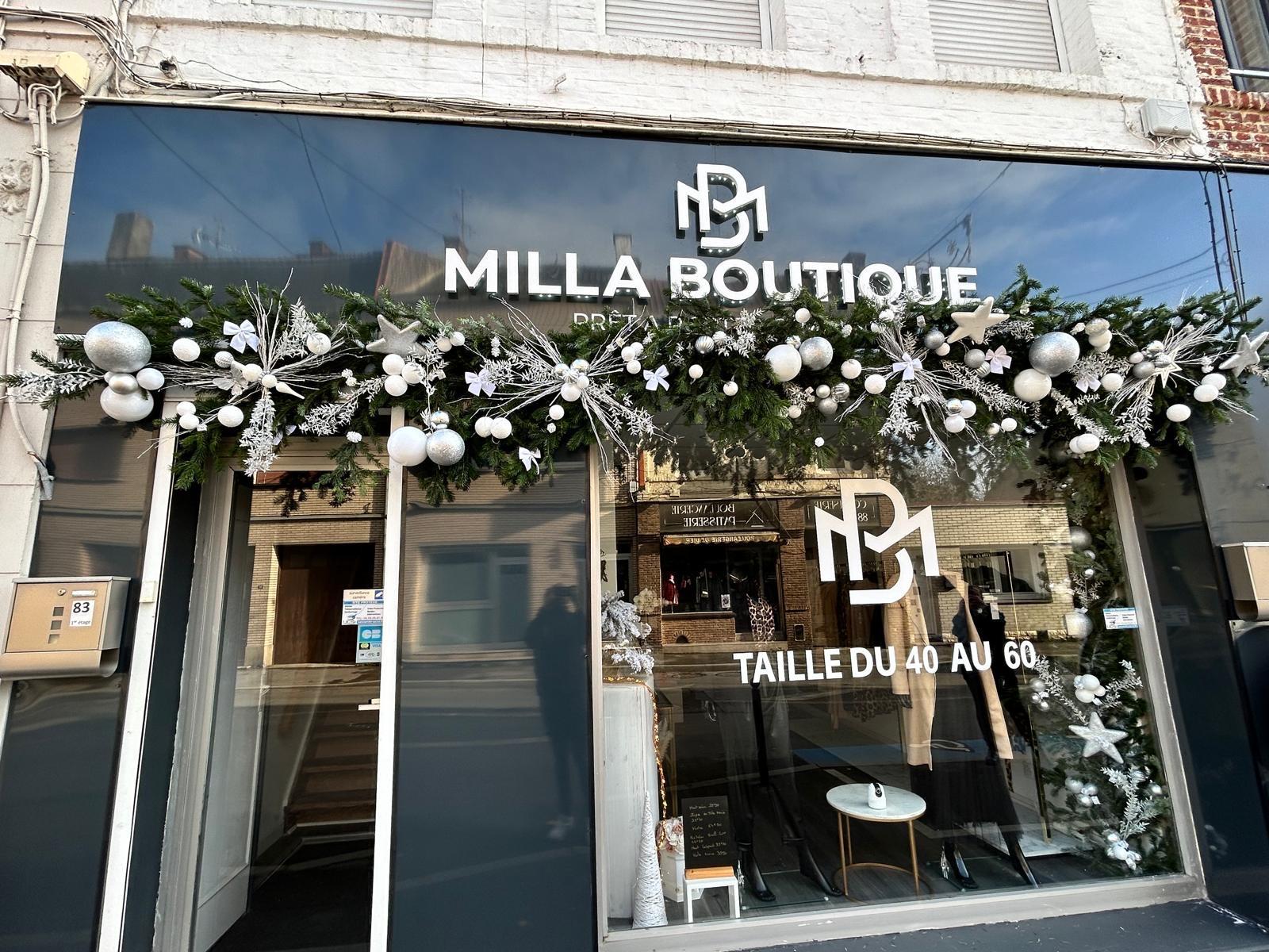 Décoration de vitrine de Noël – façade immersive 2