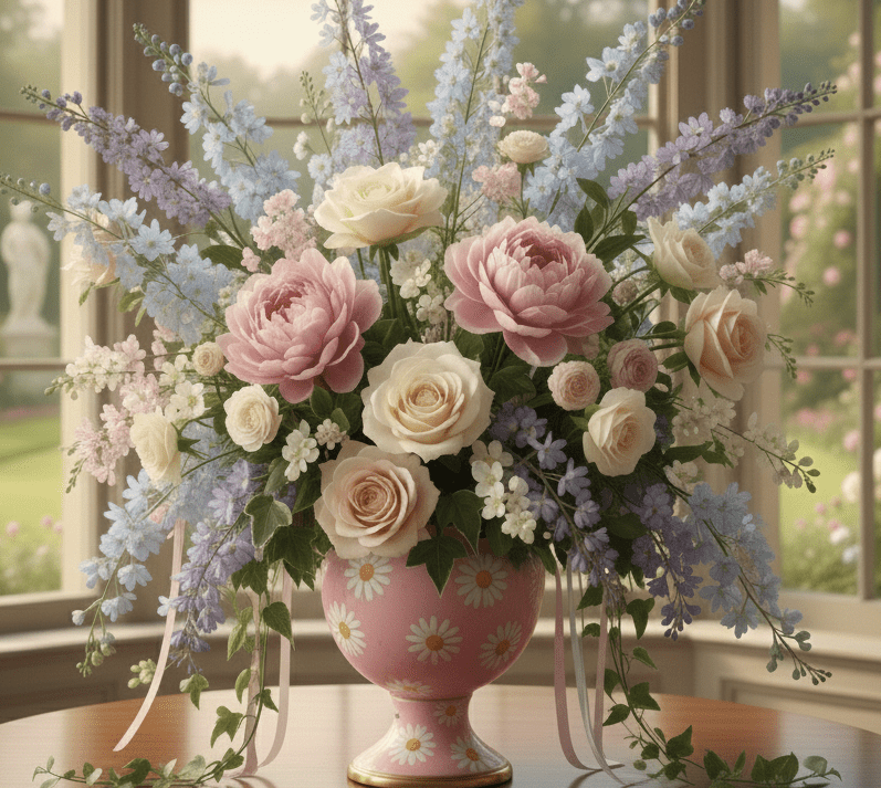 bouquet fleurs bridgerton